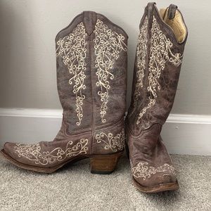 Corral floral cowboy women’s boot